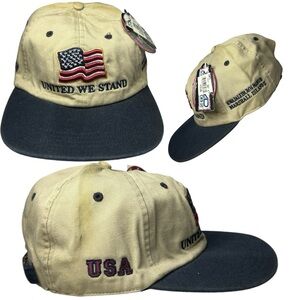 Vtg United We Stand adjustable Dad Cap